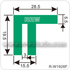 UHMW PE Extruded Wearstrip Chain Belt Conveyor Carry Way Guide Track