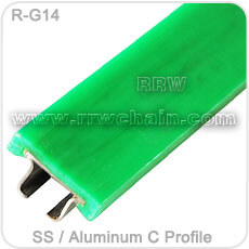 Slat Chain Guide C Profiles PE UHMW Liner Sliding HDPE Strip LDPE Wear Mats
